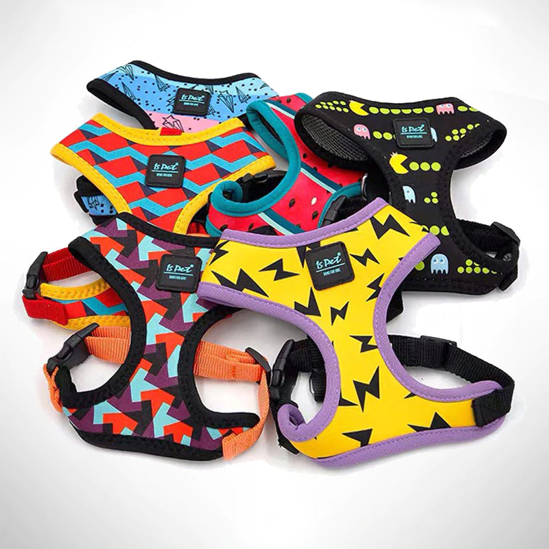 Dog Cat Harness for Pug Small Medium Dogs Pet Adjustable Vest Walking Lead Leash for Puppy Collar Cat Pet Dog Chest Strap Leash