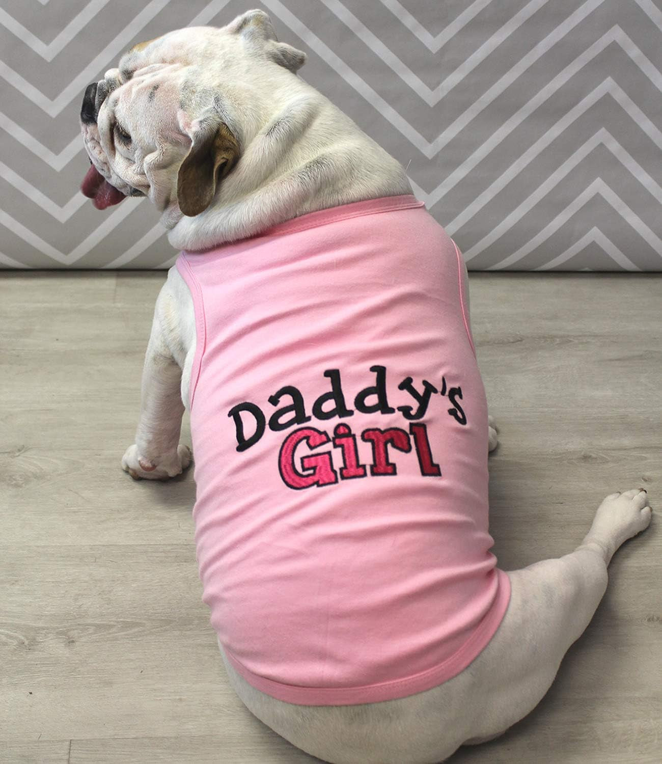 Dog Cat Clothes Tee Shirts Daddy'S Girl T-Shirt, XL
